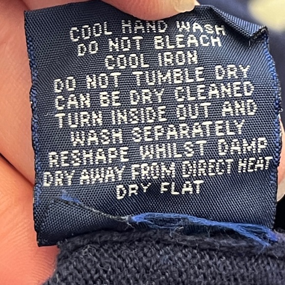 Crew Clothing Company Cashmere Blend Striped Sweater – XXL - Picture 7 of 7